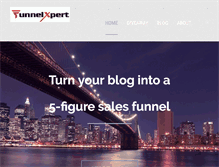 Tablet Screenshot of funnelxpert.com